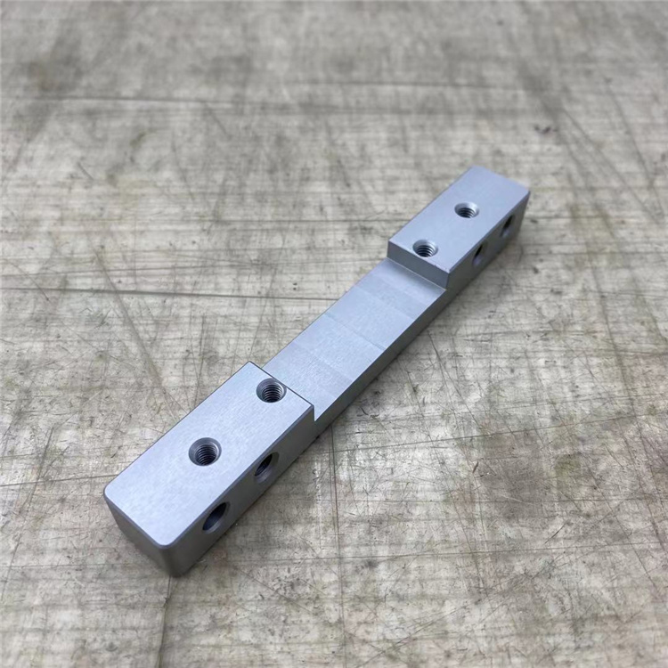 silver aluminum CNC machining turning parts